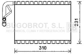 Evaporador 70-MSV544 - EVAPORADOR MERCEDES C197 C207 CLASE C SLS