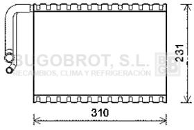 Evaporador 70-MSV545 - EVAPORADOR MERCEDES C207 CLASE C SLS