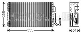 Evaporador 70-MSV547 - EVAPORADOR MERCEDES WAGEN GW463