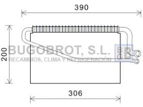 Evaporador 70-MSV595 - EVAPORADOR MERCEDES SL500 SL55 AMG