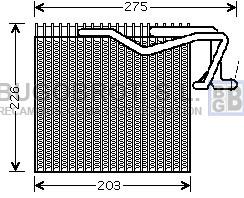 Evaporador 70-PEV287 - EVAPORADOR CITROEN BERLINGO PARTNER