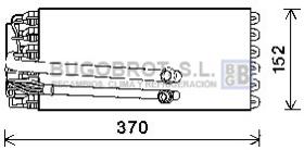 Evaporador 70-RTV480 - EVAPORADOR RENAULT CLIO