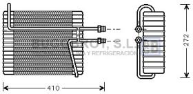 Evaporador 70-VOV103 - EVAPORADOR VOLVO SERIE 90