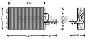 Evaporador 70-VWV077 - EVAPORADOR SEAT TOLEDO