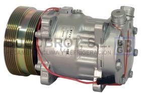 Compresor Original 51-7524 - COMP. SANDEN SD709 PV6+PV4 129MM 12V ALFA ROMEO