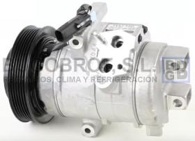 Compresor Original 51-4472205551 - COMP. DENSO 10S17C PV6 125MM 12V VERTICAL BRIDA CHRYSLER / J