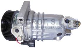 Compresor Original 51-NI86019 - COMP. CALSONIC CR10 PV7 12V LATERAL BRIDA NISSAN