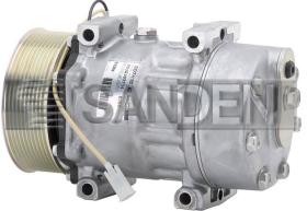 Compresor Original 51-8216 - COMP. SANDEN 7H15 PV10 120MM 24V HORIZONTAL BRIDA DEUTZ