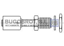 Racor 66-BL1701 - RACOR ALUMINIO ESTANDAR MACHO I-ERT O-RING BULKHEAD 5/8" - 1