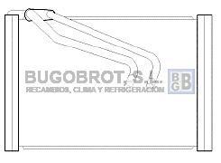 Evaporador 70-FTV443 - EVAPORADOR FIAT GRANDE PUNTO (55702466)