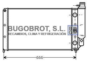 Radiadores 40-RT2077 - RADIADOR RENAULT 21 (7700773289)