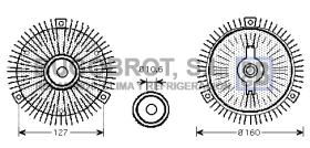 Electro ventiladores 19-OL5530 - MOTOR VENT. CALEFACCION OPEL OMEGA (1340170)