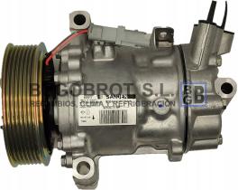 Compresor Original 51-1964 - COMP. SANDEN 6V12 P7 110 MM. RENAULT KANGOO (92600-7318R)