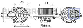 Electro ventiladores 19-CN8301 - VENTILADOR DE HABITACULO CITROEN XSARA (6441N0)