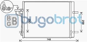 Condensador 62-FD5647 - CONDENSADOR FORD FOCUS/KUGA