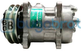 Compresor Original 51-8951 - COMP. SANDEN SD7H13 A2 125 MM. 12V. VOLVO MAQUINARIA