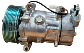 Compresor Original 51-1975 - COMP. SANDEN 6V12 PV8 119MM. 24V. MCC USA (VEA)