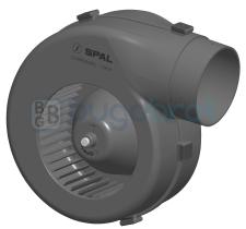 Electro ventiladores 19-8004 - CENTRIFUGO SPAL 1 EJE 12V. (001-A39-49D)