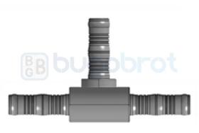 Racor 66-BU6201 - RACOR BURGAFLEX EMPALME EN T 3 VIAS 6 X 6 X 6