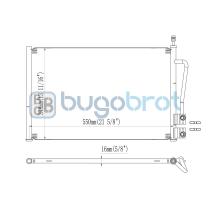 Condensador 62-FD9017 - CONDENSADOR FORD FIESTA 1.25 EFI
