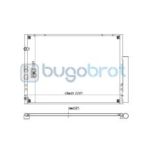 Condensador 62-TO9033 - CONDENSADOR TOYOTA HILUX VIGO PICKUP DISEL 05-