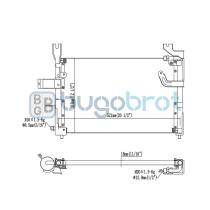 Condensador 62-KA9006 - CONDENSADOR KIA PRIDE