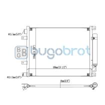 Condensador 62-DN9002 - CONDENSADOR NISSAN ALMERA (N17) 1.5 16V