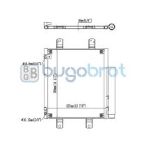 Condensador 62-DU5076 - CONDENSADOR TOYOTA PASSO