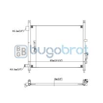 Condensador 62-DN9020 - CONDENSADOR NISSAN NOTE