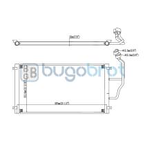 Condensador 62-DN9010 - CONDENSADOR NISSAN LEAF