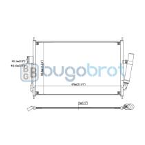 Condensador 62-IS9002 - CONDENSADOR ISUZU D-MAX