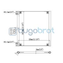 Condensador 62-PR5088 - CONDENSADOR PORSCHE 911 3.4L