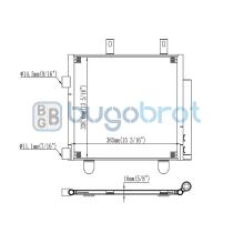 Condensador 62-PE5398 - CONDENSADOR CITROEN C1 II (14-) 1.2 VTI