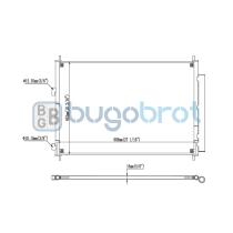 Condensador 62-TO9015 - CONDENSADOR TOYOTA ALPHARD