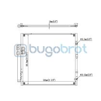 Condensador 62-TO9036 - CONDENSADOR TOYOTA LANDCRUISER (J70) 2010-2016