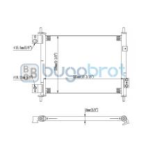 Condensador 62-DN9007 - CONDENSADOR NISSAN CABSTAR 3.0 TDI