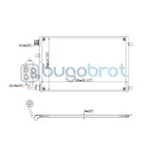Condensador 62-DN5406 - CONDENSADOR NISSAN QASHQAI 2.0L
