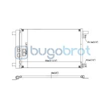 Condensador 62-PE9003 - CONDENSADOR PEUGEOT 308(4A_,4C_)1.6GTI
