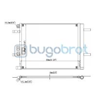 Condensador 62-PE5438 - CONDENSADOR CITROEN BERLINGO