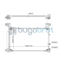 Condensador 62-TO9006 - CONDENSADOR LEXUS IS200T