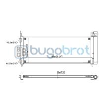 Condensador 62-TO5779 - CONDENSADOR TOYOTA RAV4 2.5L