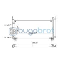 Condensador 62-TO5787 - CONDENSADOR LEXUS RX450H 3.5L