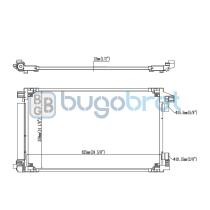 Condensador 62-TO5790 - CONDENSADOR TOYOTA C-HR