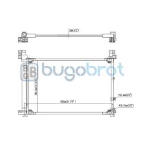Condensador 62-TO9003 - CONDENSADOR LEXUS GS200T BASE