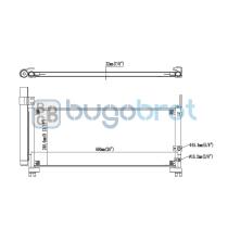 Condensador 62-TO9004 - CONDENSADOR LEXUS GS350