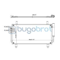 Condensador 62-MT5291 - CONDENSADOR MITSUBISHI OUTLANDER