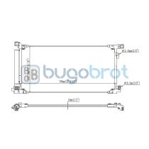 Condensador 62-TO9013 - CONDENSADOR LEXUS UX200