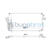 Condensador 62-DN9014 - CONDENSADOR NISSAN MAXIMA V6 3.5L