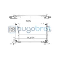 Condensador 62-MZ9008 - CONDENSADOR MAZDA MIATA L4 1.8L