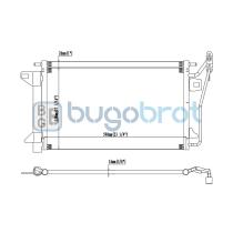 Condensador 62-FD9027 - CONDENSADOR FORD FUSION